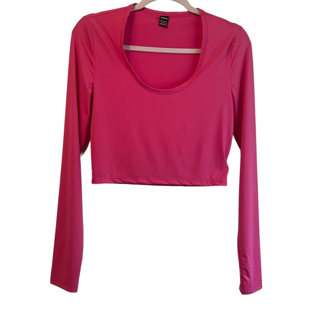 Barbie Pink Shein woman’s‎ crop top, size large